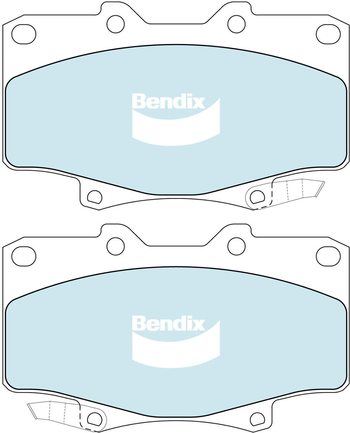 Bendix DB1199 Heavy Duty Disc Pad Set