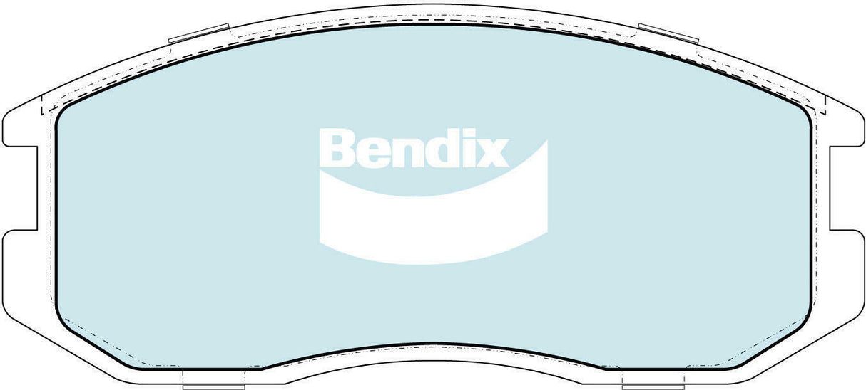 Bendix DB1201 General CT Disc Pad Set