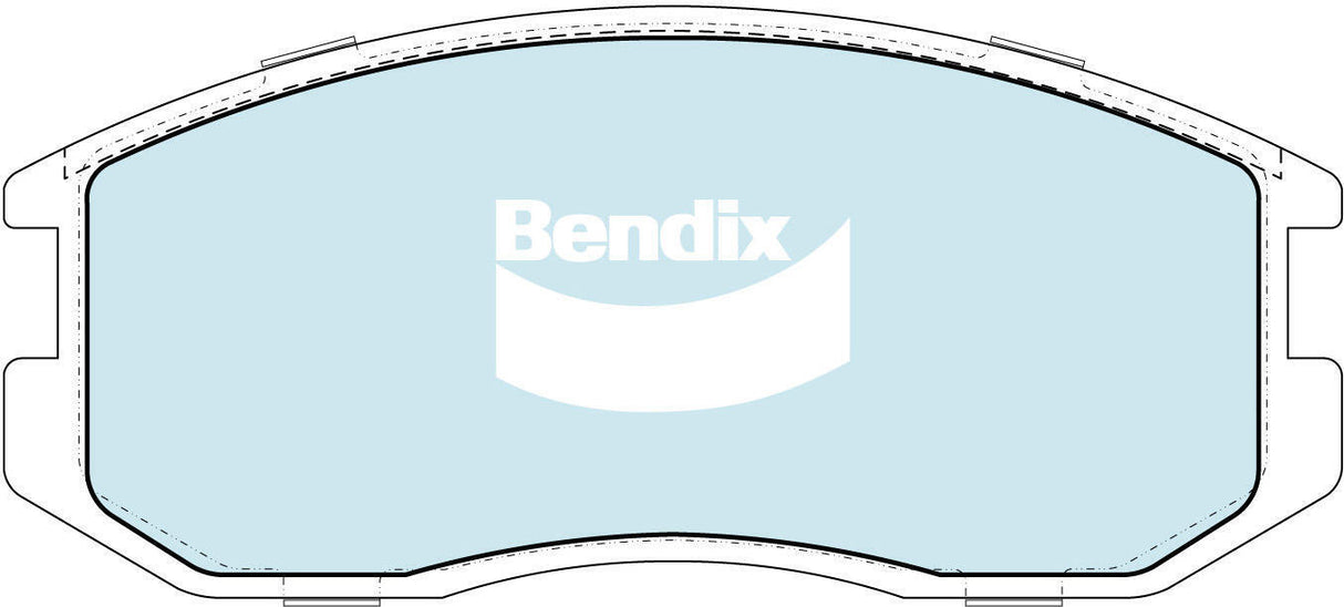 Bendix DB1201 General CT Disc Pad Set