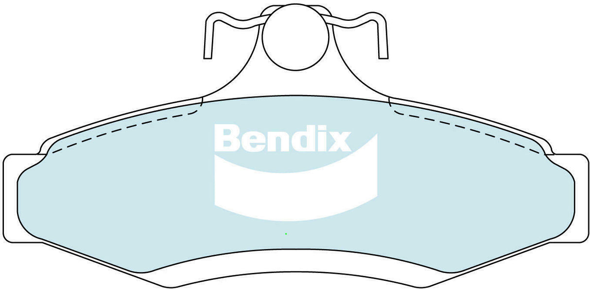 Brake Pads General CT Front Bendix DB1204GCT for Mitsubishi Magna TJ Wagon 3.5 i 4WD 3.5LTP 6G74