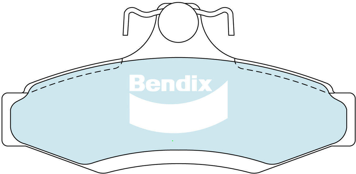 Brake Pads General CT Front Bendix DB1204GCT for Mitsubishi Magna TJ Sedan 3.5 i Series II Ralliart 3.5LTP 6G74