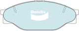 Brake Pads H/Duty Front Bendix DB1205HD for Toyota Hilux LN147 Ute D 3.0LTD 5L E