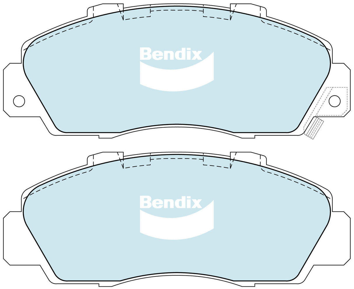 Bendix DB1206 General CT Disc Pad Set