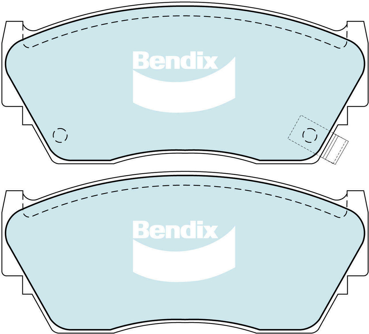 Bendix DB1210 General CT Disc Pad Set