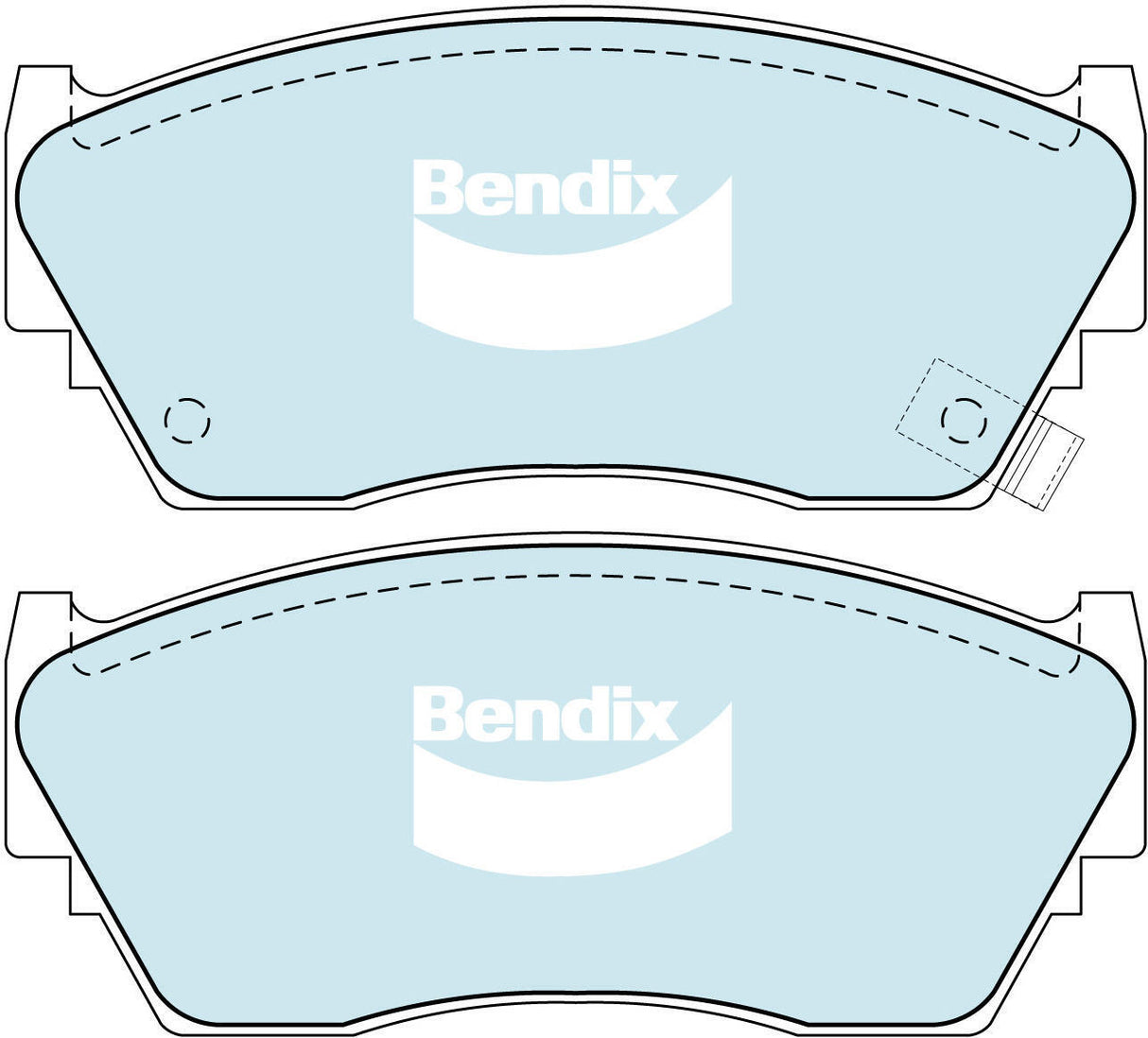 Bendix DB1210 General CT Disc Pad Set