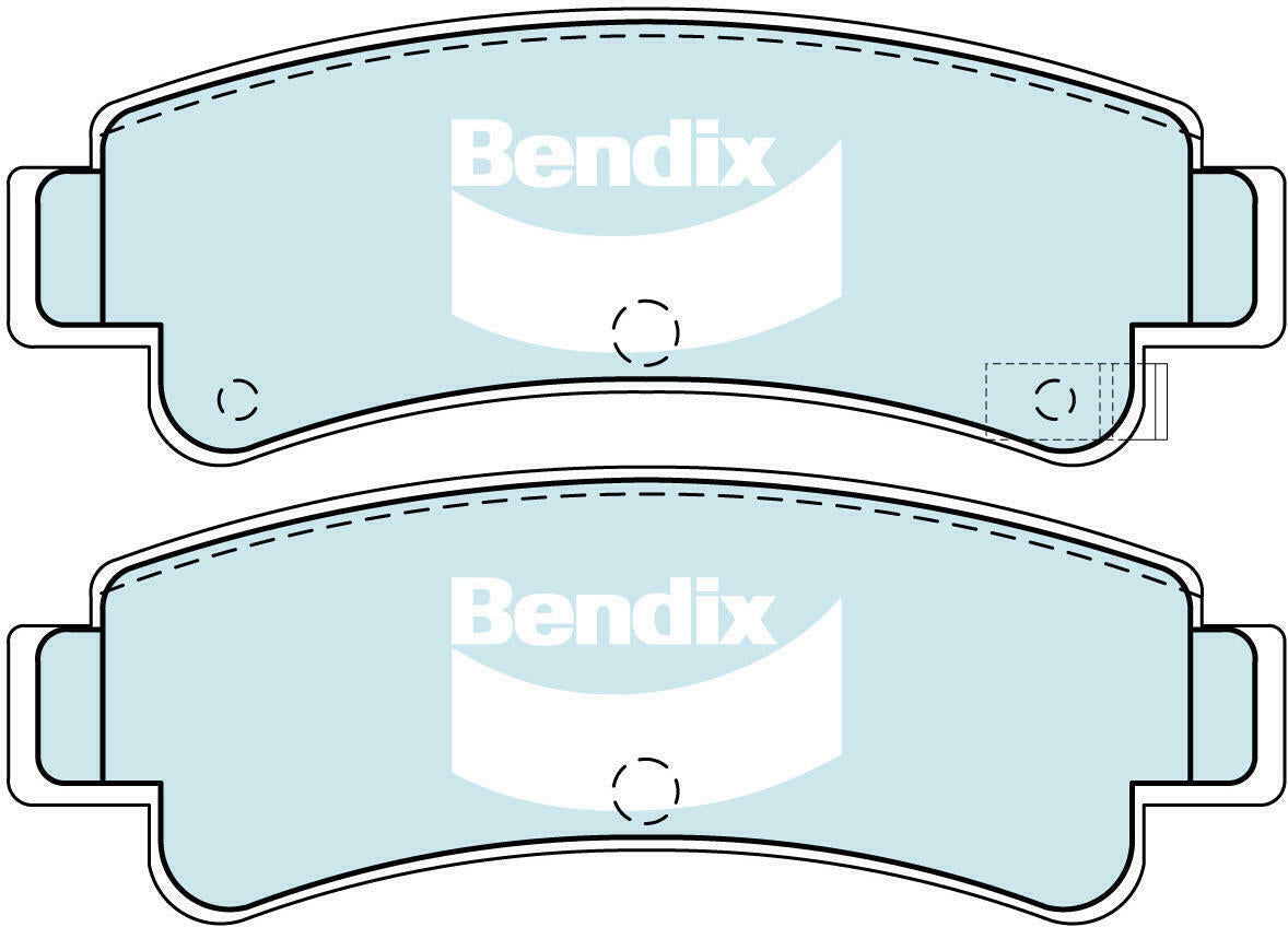 Bendix DB1211 General CT Disc Pad Set