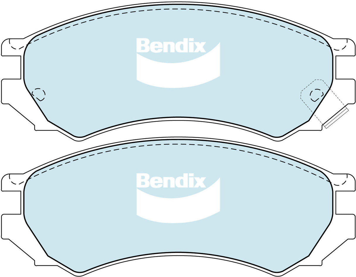 Bendix DB1214 General CT Disc Pad Set
