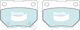 Bendix DB1220 Street Road Track Disc Pad Set