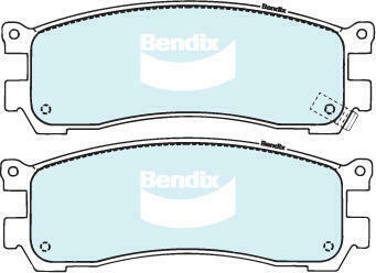 Bendix DB1222 General CT Disc Pad Set