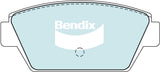 Brake Pads General CT Bendix DB1239GCT for Mitsubishi Magna TJ Wagon 3.5 i Sports VR-X 3.5LTP 6G74