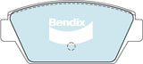 Brake Pads General CT Bendix DB1239GCT for Mitsubishi Verada Sedan KL 3.5 i Series II 4WD 3.5LTP 6G74