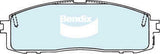 Bendix DB1244 General CT Disc Pad Set