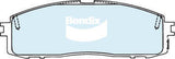 Bendix DB1244 General CT Disc Pad Set