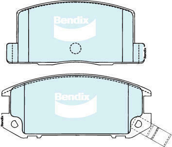 Brake Disc Pad Set  Bendix DB1260 GCT