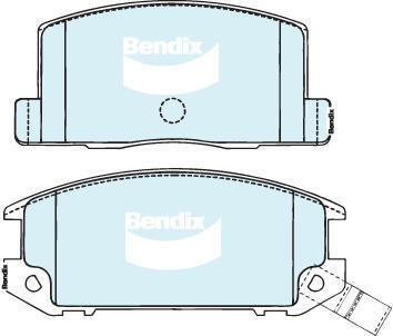 Brake Disc Pad Set  Bendix DB1260 GCT
