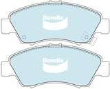 Brake Disc Pad Set Front Bendix DB1262 GCT For HONDA Civic EG EH Jazz GE GD GE2 GE3