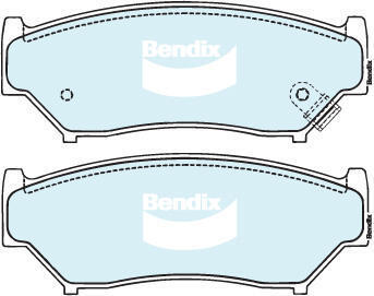 Brake Disc Pad Set Front Bendix DB1266 4WD For SUZUKI Vitara TA ET