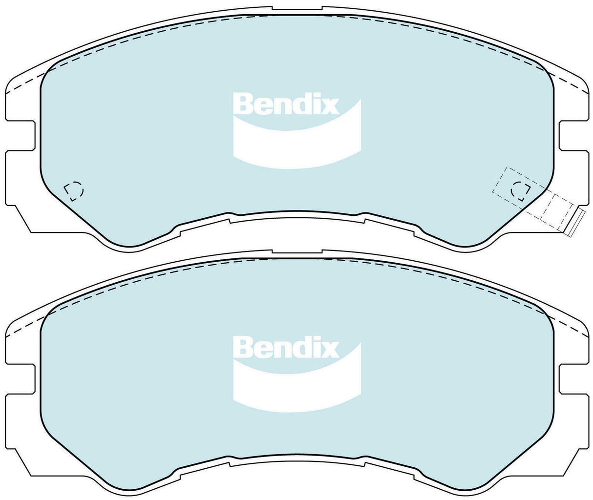 Brake Pads General CT Bendix DB1270GCT for Holden Rodeo TF Ute TD (TFR77) 3.0LTD 4JH1 TC