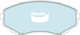 Brake Pads General CT Bendix DB1274GCT for Mazda E-Series SG SK Van E1800i 1.8LTP F8 (8V)