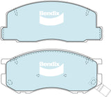 Brake Disc Pad Set Front Bendix DB1276 4WD For Toyota Spacia Townace