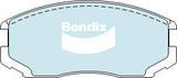 Brake Pads H/Duty Bendix DB1276HD for Toyota Spacia SR40 Bus 2.0LTP 3S FE