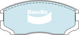 Brake Pads H/Duty Bendix DB1277HD for Mitsubishi Mirage CE Hatchback 1.5 (CJ2A) 1.5LTP 4G15 (16V)