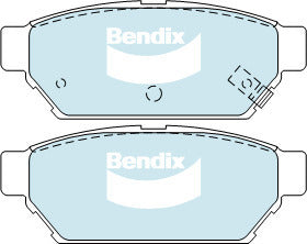 Brake Pads General CT Bendix DB1278GCT for Mitsubishi Lancer CJ A CE Coupe 1.5 (CJ2) 1.5LTP 4G15 (16V)