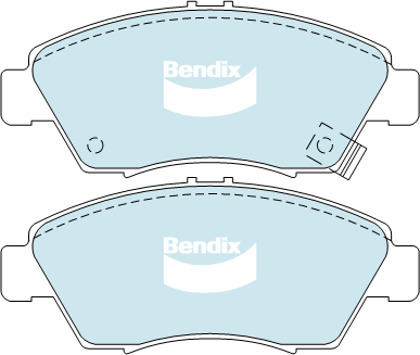 Brake Disc Pad Set Front Bendix DB1286 Ult For HONDA Civic CR-V Integra Jazz