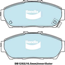 Brake Pads General CT Bendix DB1292GCT for Honda Integra DC2 DC4 Coupe 1.8LTP B18B2