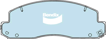 Brake Pads 4WD/SUV Bendix DB12934WD for Toyota Coaster  B4  B5 Bus (TRB4  TRB5 ) 2.7LTP 2TR FE