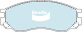Brake Pads 4WD/SUV Bendix DB12974WD for Mitsubishi Triton MK Ute 2.8 D 4WD 2.8LTD 4M40 A