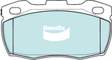 Brake Pads 4WD/SUV Bendix DB13054WD for Land Rover Defender L316 Cabrio Td5 4x4 (L316) 2.5LTD 15P 14P 10P