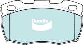 Brake Pads 4WD/SUV Bendix DB13054WD for Land Rover Defender L316 Cabrio Td4 4x4 (L317) 2.4LTD DT244