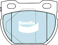 Brake Disc Pad Set  Bendix DB1306 4WD For LAND ROVER DEFENDER L316