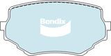 Brake Disc Pad Set Front Bendix DB1312 4WD For SUZUKI GRAND VITARA
