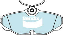 Brake Disc Pad Set Rear Bendix DB1319 GCT For FORD TAURUS DN DP 3.0i