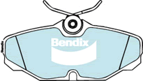 Brake Disc Pad Set Rear Bendix DB1319 GCT For FORD TAURUS DN DP 3.0i