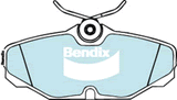 Brake Disc Pad Set Rear Bendix DB1319 GCT For FORD TAURUS DN DP 3.0i