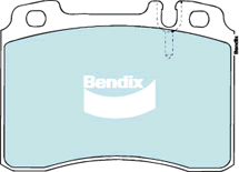 Brake Disc Pad Set  Bendix DB1320 GCT For MERCEDES-BENZ 190 C-CLASS CLK COUPE E-CLASS KOMBI SEDAN SL