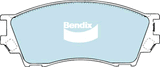 Brake Disc Pad Set Front Bendix DB1326 4WD For EUNOS FORD MAZDA COURIER B-SERIE MILLENIA