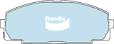 Brake Pads H/Duty Bendix DB1328HD for Toyota Regius RZH12 Wagon 2.4LTP 2RZ E