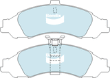 Brake Disc Pad Set Front Bendix Ult For Holden Commodore VT VX VY VZ V6 V8 exc police & HSV DB1331