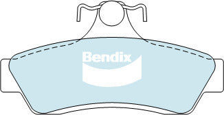 Brake Disc Pad Set Rear Bendix DB1332 Ult For HOLDEN ADVENTRA CALAIS CAPRICE COMMODORE CREWMAN STATESMAN