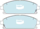 Brake Pads 4WD/SUV Bendix DB13334WD for Honda MDX YD SUV 3.5 (YD1) 3.5LTP J35A5
