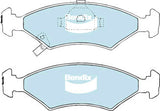 Brake Disc Pad Set  Bendix DB1335 GCT For KIA Mentor Spectra MAZDA 121 Metro