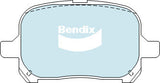 Brake Pads H/Duty Bendix DB1345HD for Toyota Tarago ACR30 MPV 2.4LTP 2AZ FE