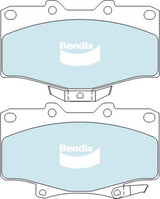 Brake Disc Pad Set Front Front Brake Bendix DB1346 4WD For Toyota 4 Runner Surf