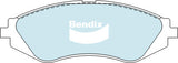 Brake Pads General CT Bendix DB1347GCT for Holden Viva JF Hatchback i 1.8LTP F18D3