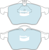 Brake Pads H/Duty Bendix DB1351HD for Volkswagen Passat 3C2 Sedan 118 TSI 1.8LTP T CDAA