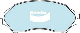 Brake Disc Pad Set Front Bendix DB1358 GCT For FORD MAZDA LASER 323 ASTINA PROTEGE